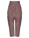 RICK OWENS Cropped pants & culottes,13361408VA 7