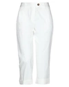 Aquascutum Cropped Pants & Culottes In White