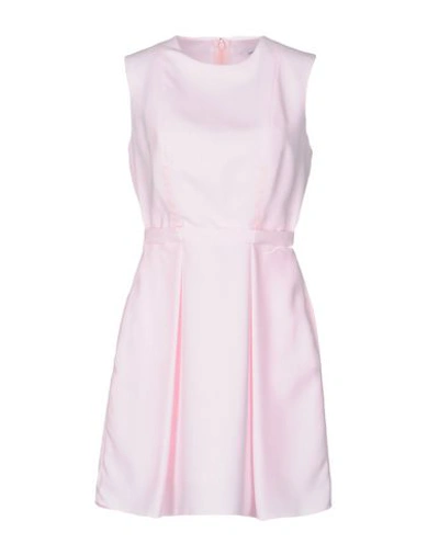 Carven Short Dress In Light Pink