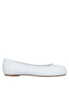 Maison Margiela Ballet Flats In White