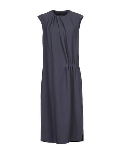 Peserico Knee-length Dress In Grey