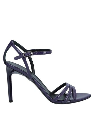 Roberto Cavalli Sandals In Purple