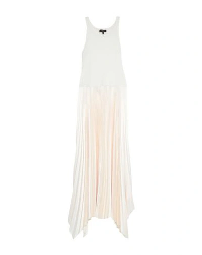 Theory Long Dress In Ivory