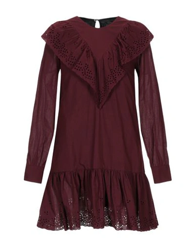 Paul & Joe Sister Short Dress In Maroon