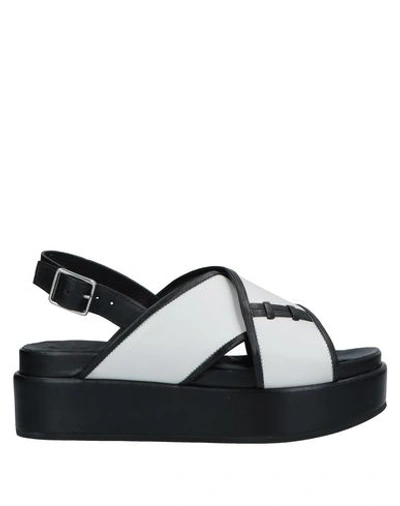 Alberto Fermani Sandals In White