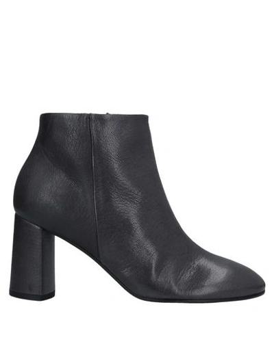 Alberto Fermani Ankle Boot In Steel Grey