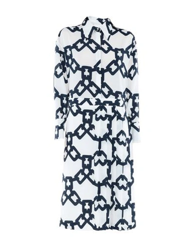 Msgm Midi Dresses In White