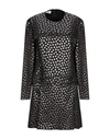 Dondup Short Dresses In Black