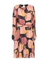 MANILA GRACE MANILA GRACE WOMAN MIDI DRESS APRICOT SIZE 10 VISCOSE,34950892OT 7