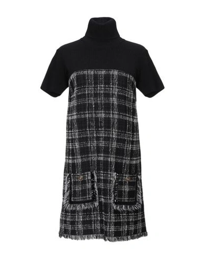 Elisabetta Franchi Short Dress In Black