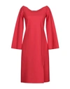 Chiara Boni La Petite Robe Midi Dresses In Red