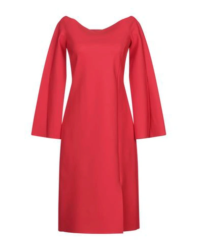 Chiara Boni La Petite Robe Midi Dresses In Red