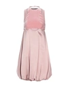 Valentino Short Dress In Pastel Pink