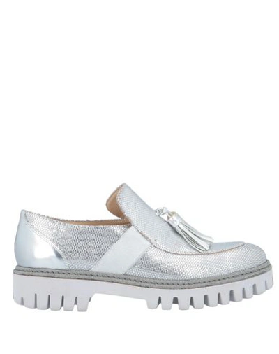 Alberto Guardiani Loafers In Silver