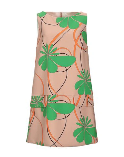 Alessandro Dell'acqua Short Dress In Sand