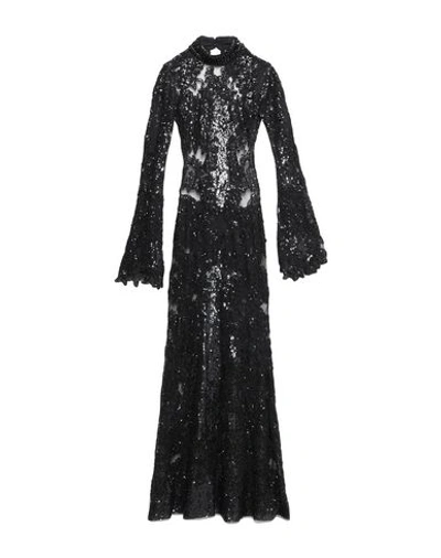 Amen Couture Long Dresses In Black