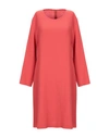 Antonelli Short Dress In Brick Red