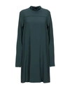 Antonelli Short Dress In Dark Green