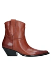 Maison Margiela Ankle Boot In Tan
