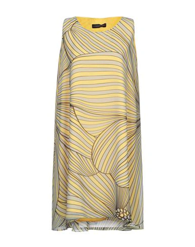 Alessandro Dell'acqua Short Dress In Yellow