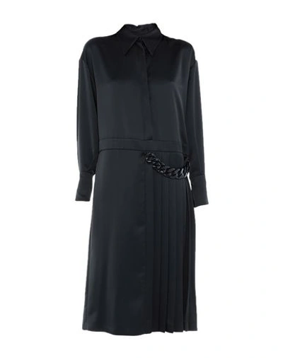 Msgm 3/4 Length Dresses In Black