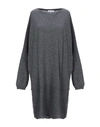 Crossley Short Dress In Steel Grey