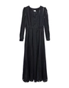 AGLINI AGLINI WOMAN LONG DRESS MIDNIGHT BLUE SIZE 4 VIRGIN WOOL, SILK,34970536LG 4