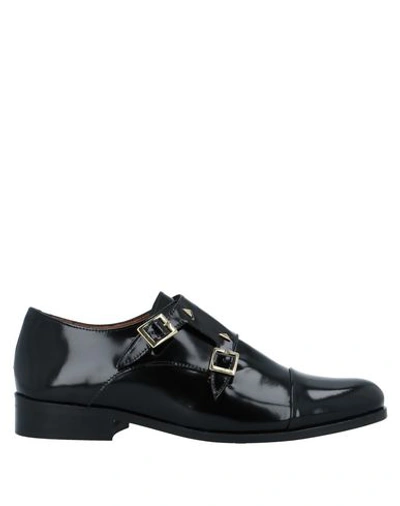 Anne Thomas Loafers In Black