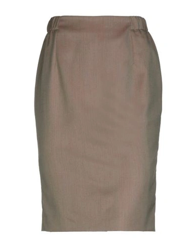 Vivienne Westwood Knee Length Skirt In Khaki