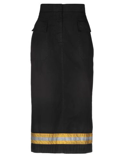 Calvin Klein 205w39nyc Skirt With Reflective Band In Black