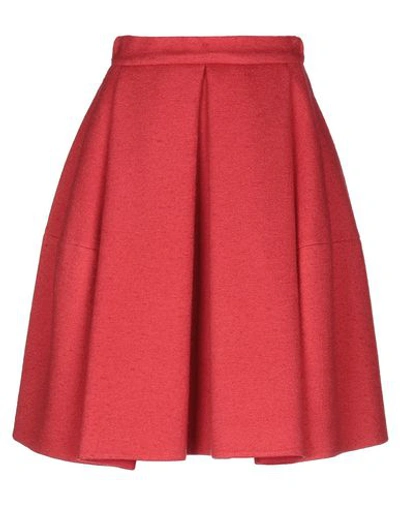 Ermanno Scervino Midi Skirts In Red