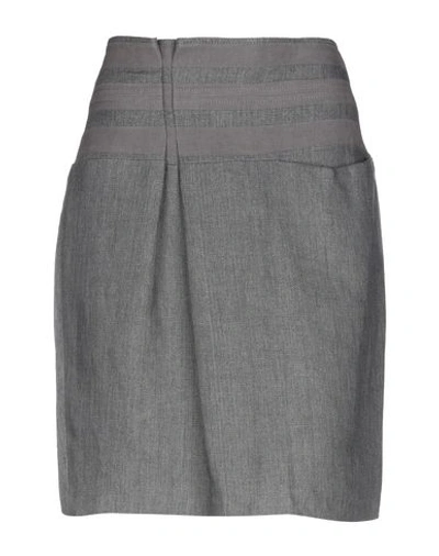 Brunello Cucinelli Knee Length Skirt In Grey