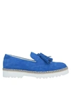 HOGAN HOGAN WOMAN LOAFERS BRIGHT BLUE SIZE 6.5 SOFT LEATHER,11702492EI 2