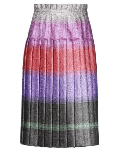 Marco De Vincenzo Midi Skirts In Fuchsia