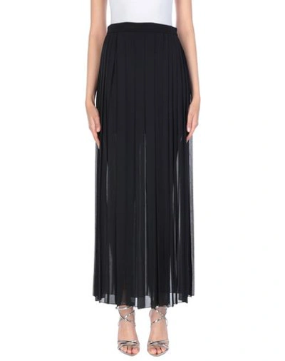 Versace Maxi Skirts In Black
