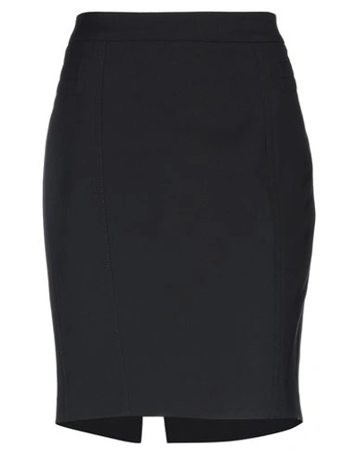 Allegri Knee Length Skirt In Black