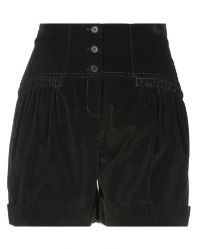Alberta Ferretti Shorts & Bermuda Shorts In Dark Green