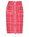 Elisabetta Franchi Knee Length Skirt In Red