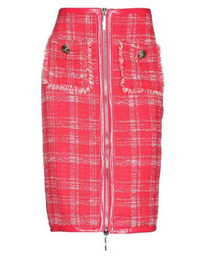 Elisabetta Franchi Knee Length Skirt In Red