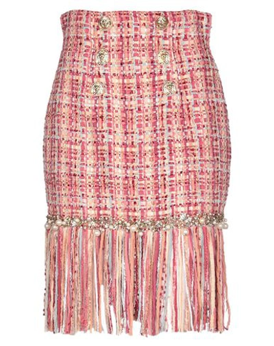 Elisabetta Franchi Mini Skirt In Pink