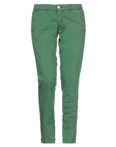 Monocrom Casual Pants In Green