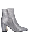 SAM EDELMAN SAM EDELMAN WOMAN ANKLE BOOTS SILVER SIZE 6 SOFT LEATHER,11707819IS 10