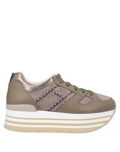 Hogan Sneakers In Beige