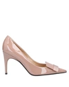 Sergio Rossi Loafers In Pale Pink