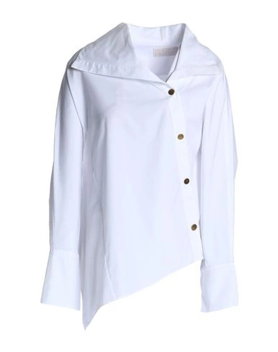 Peter Pilotto Solid Color Shirts & Blouses In White