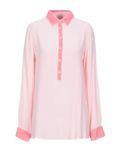Her Shirt Blouse In Pink