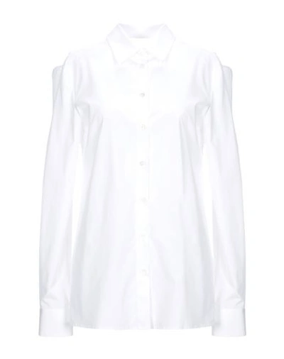 Maison Margiela 纯色衬衫及女衬衣 In White