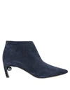 Nicholas Kirkwood Ankle Boot In Dark Blue