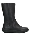 Fitflop Woman Ankle Boots Black Size 7 Leather In Black