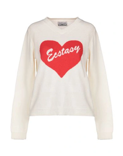 Ashley Williams Sweater In Ivory